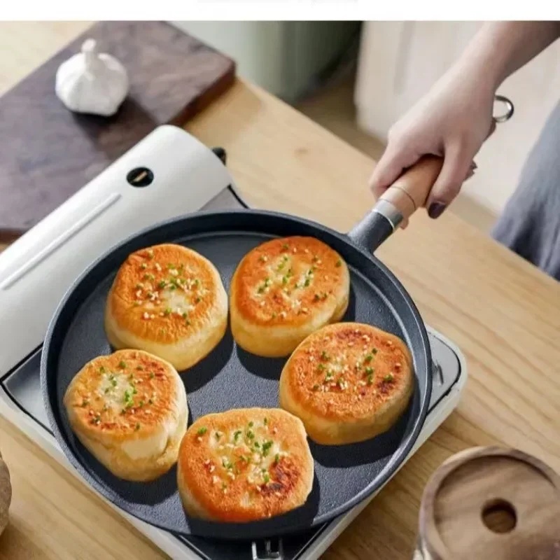Panela de Ferro Fundido Não Re - Mini Pancake Griddle avaliação e preço