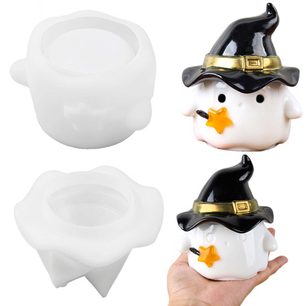 Chapéu fantasma vela jar molde - Potsticker Mold avaliação e preço