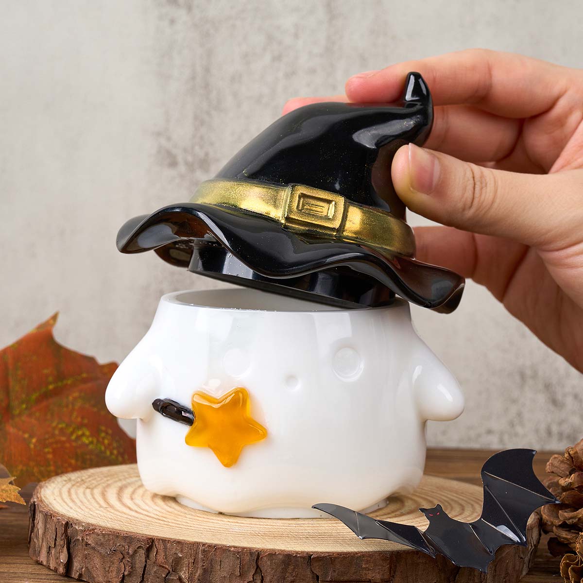 Chapéu fantasma vela jar molde - Potsticker Mold avaliação e preço