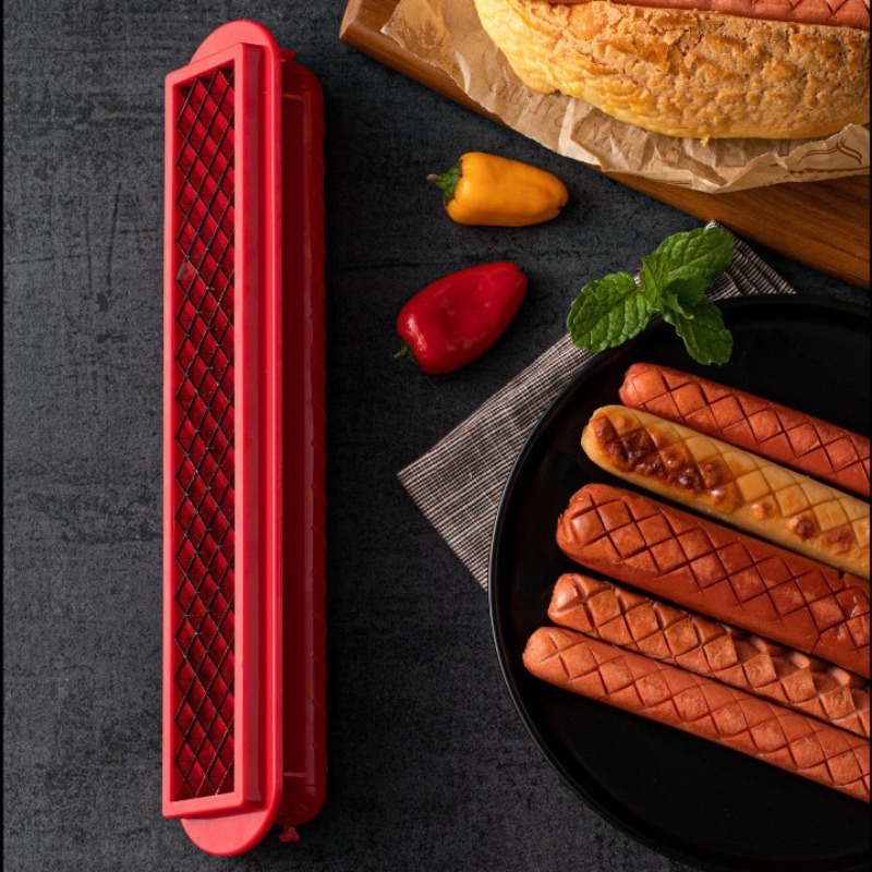 Novo cortador de cachorro-quen - Hot Dog Press avaliação e preço