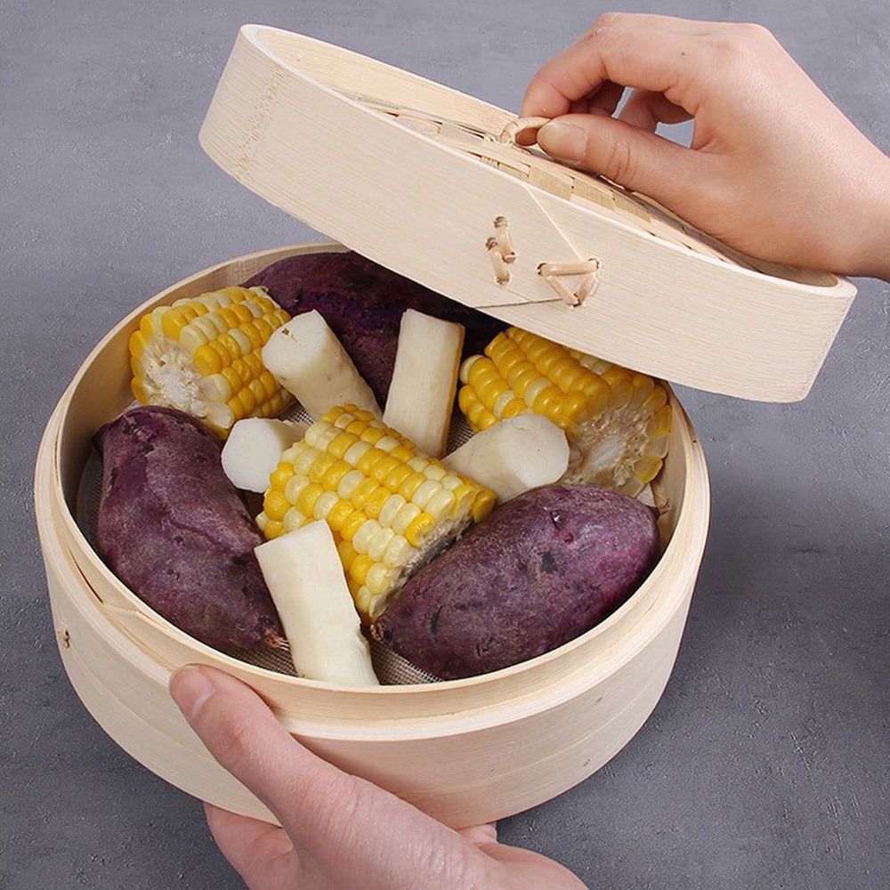 Cesta de vapor de bambu com ta - Bao Steamer Bamboo avaliação e preço